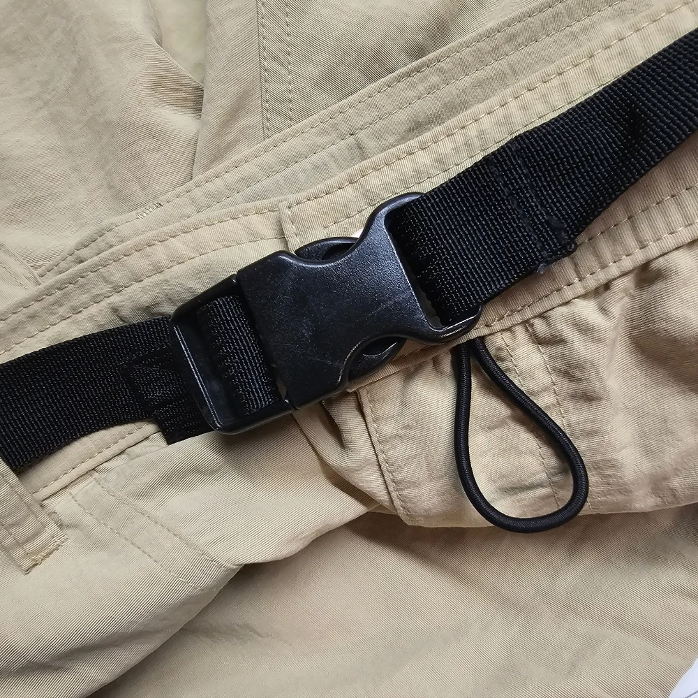 Men's Aesthetics Tan Belted Cargo Pants SZ 36 - Picture 9 of 9